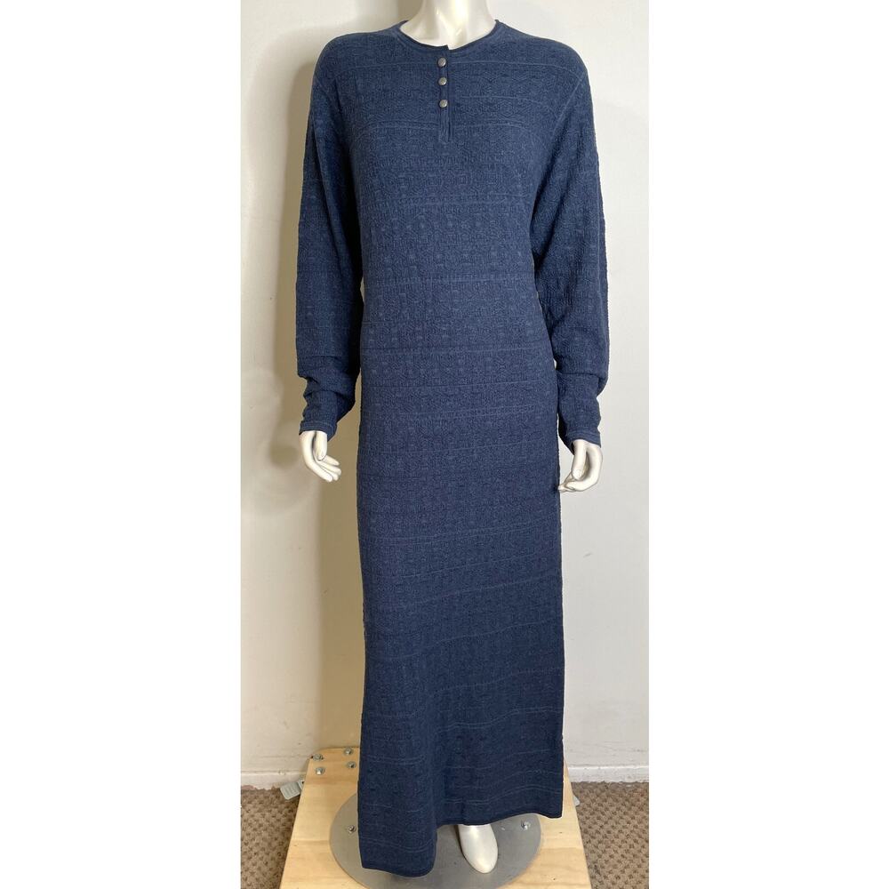 Double D Ranch Maxi Dress 2X NWT Cross the Brazos After Midnight Blue Knit